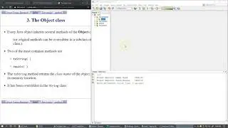 5.2 The Object class and equals() method override