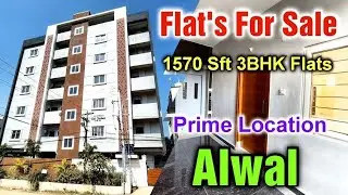 APARTMENT FLAT'S FOR SALE AT ALWAL #alwalindependenthouses#Kompallyflats#hydrabadrealestate