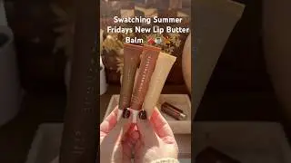 Comparing Limited Edition Summer Fridays Lip Balm Hot Cocoa🍫☕️🍁#summerfridays #makeup #autumn