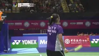 F - 2014 Hong Kong Open -  Tai Tzu Ying vs Nozomi Okuhara