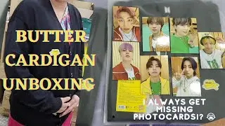 BTS BUTTER CARDIGAN UNBOXING. WEVERSE, WHAT IS THIS?!!!!! #방탄소년단  #방탄소년단언박싱 #bts #btsbutter