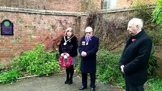 OWBC 2-Minute Silence and Laying of Wreaths for Remembrance Sunday 2020