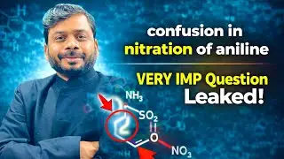 Confusion In Nitration of Aniline // #youtube #chemistrycrashcourse 