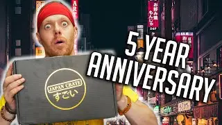 Japan crate Unboxing 2019 | 5 year Anniversary | A very gassy video!