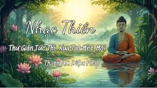 Nhạc Thiền Nước Chảy Hoa Tr&ocirc;i | Thư Gi&atilde;n Tức Th&igrave;, Xua Tan Mệt Mỏi | Thanh &Acirc;m Diệu Ph&aacute;p