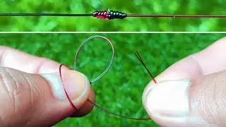How to tie a fishing knot to tie two fishing lines together!