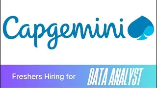 Capgemini Mass Hiring | Data Analyst Jobs in Bangalore | Freshers & Experienced | Apply Now!
