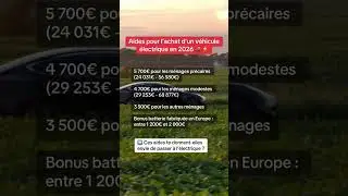 Passer &agrave; la voiture &eacute;lectrique en 2026 : combien peux-tu vraiment &eacute;conomiser ? 🚗