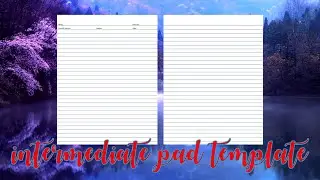 Designing Intermediate Pad Template in Microsoft Word