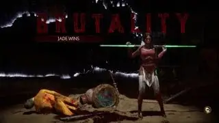Finally got Jade's new brutality. Bad trip. Mortal Kombat 11