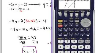 Solving By Substitution
