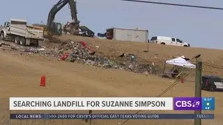 Crews searching landfill for missing Texas woman Suzanne Simpson