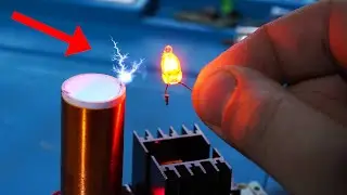 Neon Lamp and Tesla Coil Experiment