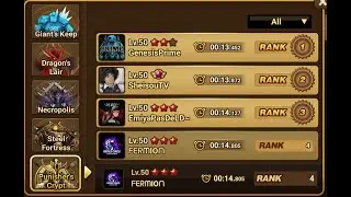 Summoners War - Punishers Crypt (PB10) Rank 4  -  w/ Nickel