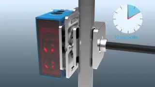 G10 from SICK with Q-Lock: Sensor mounting within 10 seconds (animated)) | SICK AG