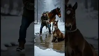 Baby Horse trapped in swamp -Rescue story 🐾🐾