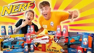 Dima und Smiley testen die Nerf Blaster von der NDBL2022! 😱😍