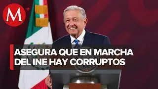 Marcha por el INE es de potentados, no de ciudadanos: AMLO