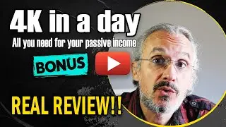 4K in a Day review demo✍️ Best video tutorial road to Passive Income✍️