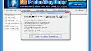 How it works: PKF Product Key Finder