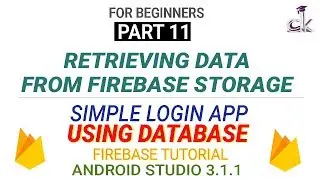 Simple Login App Using Database (PART 11) - Retrieving Data From Storage (Android Studio 3.1.1)