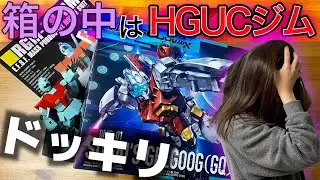 【入れ替えドッキリ】ゲルググ(GQ)の箱の中を入れ替えてもド素人の奥様は気付かず作りきる説！を検証　HG 1/144 ゲルググ スガイ機(GQ)　HGUC 1/144 RGM-79 ジム