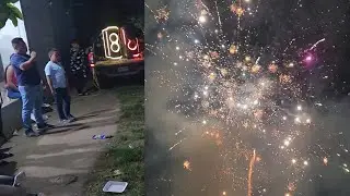 Romario y Wilder Lo Dieron todo 😱 Gran Show de Luces en el Jabali 🤩🎇 Asi estuvo todo de bonito🥳