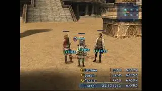 FFXII:IZJS Ninja Sword Combo Animation Speed for Balthier, Basch, and Penelo