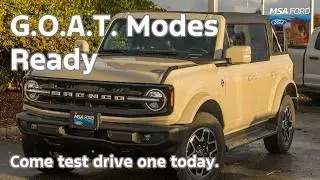 Inside the 2025 Ford Bronco Outer Banks: Leather Interior & Off-Road Ready