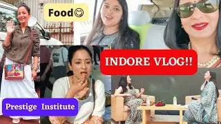 इंदौर का खाना और खातिरदारी नहीं भूल सकती! सराफा, छप्पन दुकान | Indore food VLOG | Prestige Institute