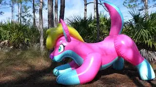 Sofi the Pink Husky Inflatable from Horseplay Toys
