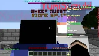 Minecraft Mini Game - Sheep Quest - WRONG TEAM PEOPLE!!