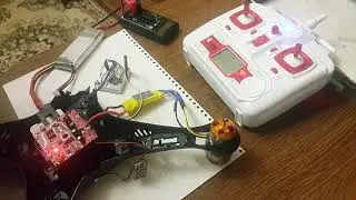 Syma x8 brushless тест БК мотора. 1000kv