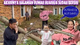 AKHIRNYA KERJAAN DIHALAMAN RUMAH HUAIHUA SELESAI, SUDAH BERSIH SIAP UNTUK MATERIAL RENOVASI 