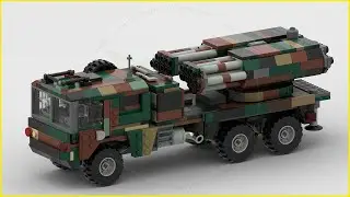 LEGO MAN KAT1 6x6 + LARS-2 ROCKET ARTILLERY | 1:34 Scale