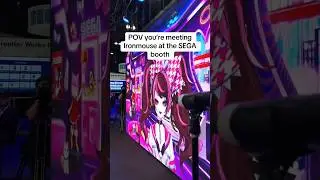 POV: You're meeting Ironmouse at the Sega booth - Anime Expo 2025 | YouTube Shorts 🩷