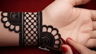 Very Beautiful Simple & Stylish Mehndi Design || Back Hand Mehndi Design || latest Mehndi Design 