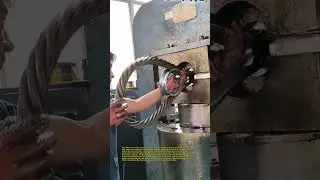 Steel Rope Pressing Secrets 🔧 | Boost Strength & Safety!#WireRope #Engineering #Manufacturing
