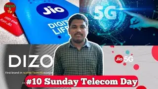 #10 Sunday Telecom Day !! Jio Double Data !! Realme 4G feature Phones !! 5G Par Case !! jio AGM Meet