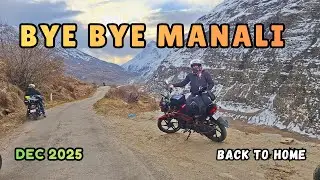 Goodbye Manali: The Hardest Ride Back Home! 🥺 | End of Himachal Series | MotoRider DK