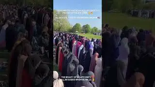 Thousands Of American Muslims Praying In Philadelphia #islam #muslim #eid #islamic