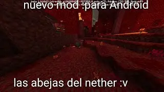 nether bees mod: el mejor mod de abejas del infierno!! Minercraft zubmariano