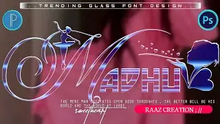 New Glass Font Editing 2025  | How To Make new Glass Font editing | Glass Font Dp Editing Dp Editing