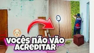 PAINEL RIPADO BRISE E JARDIM VERTICAL - A PAREDE FICOU INCRÍVEL 😍
