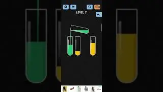 Water colour sort gameplay walkthrough Leval 2