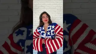 Crochet USA Cardigan 🇺🇸✨ | Free Crochet Tutorial