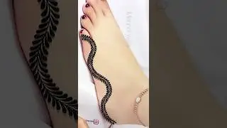 पैर की मेहंदी डिज़ाइन I Beautiful henna design | मेहंदी डिजाइन #mehndi #shorts #henna #hennatatto