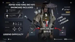 GODLIKE DoT BUILD WHERE WINDS MEET || ABYSS VOID KING (NO HIT) SHOWCASE INCLUDED