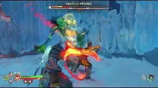 Kratos vs Hialti la imposible #kratos #ps5 #gow4 #fighting #gaming #godofwar #evanescence
