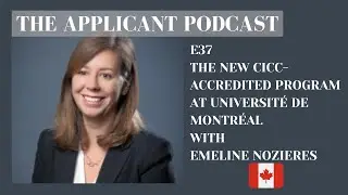 E37 The new CICC-accredited program at Universit&eacute; de Montr&eacute;al with Emeline Nozieres
